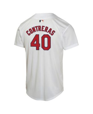 Big Boys and Girls Willson Contreras White St. Louis Cardinals Home Game Player Jersey