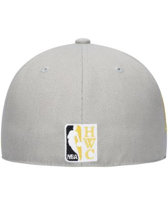 Men's Gray New Jersey Nets Hardwood Classics 35th Anniversary Sunny Gray Fitted Hat