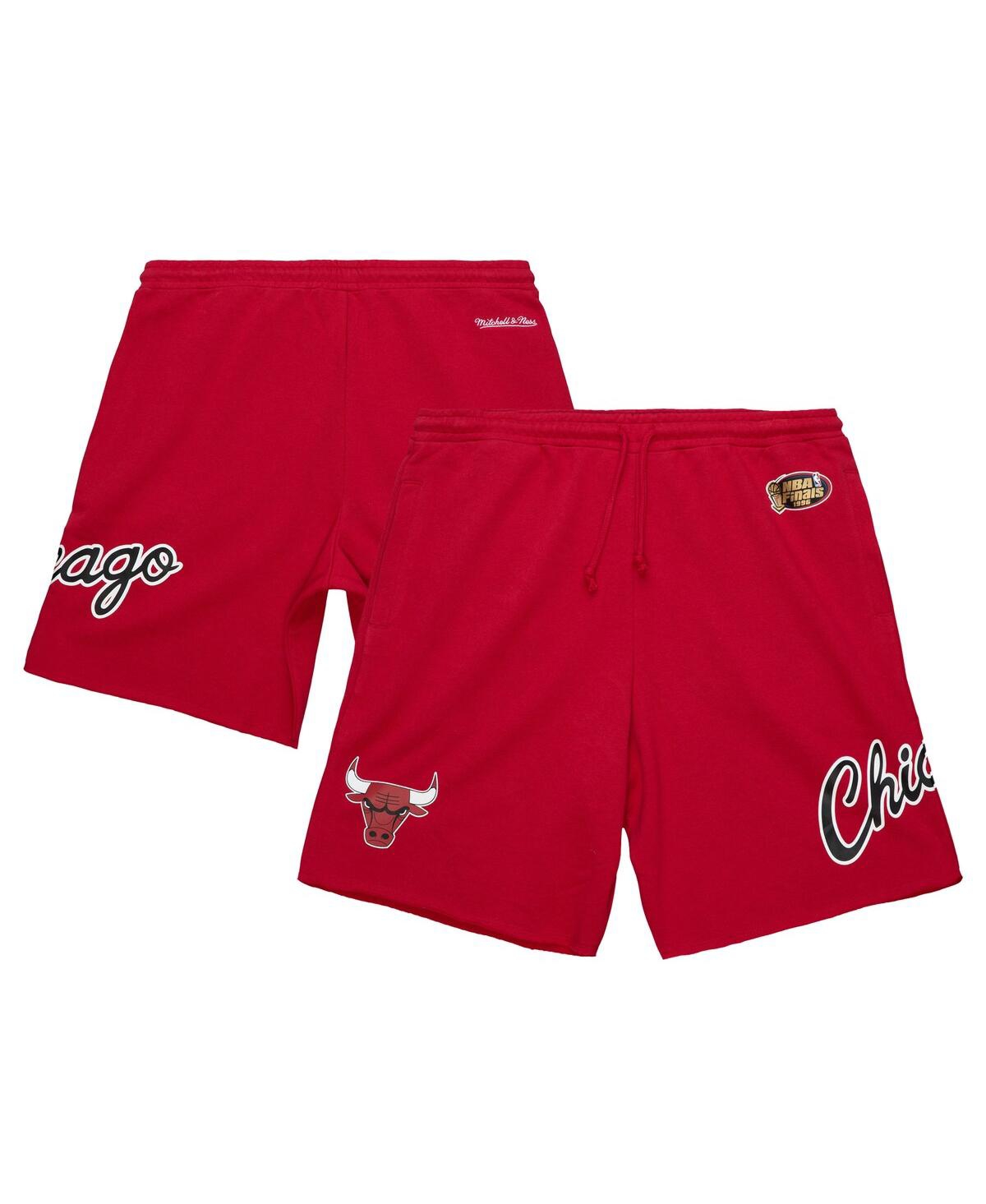 Mitchell & Ness Men's Red Chicago Bulls Game Day Shorts In Red