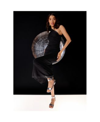 Women's Savini Open Square Toe Ankle Strap Dress Sandals