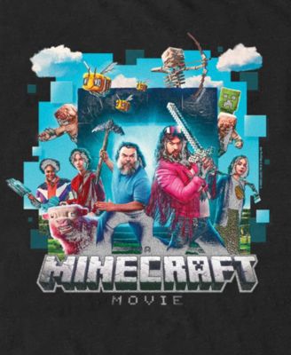 Men's Minecraft Movie Adventure Gang Short Sleeve T-Shirt