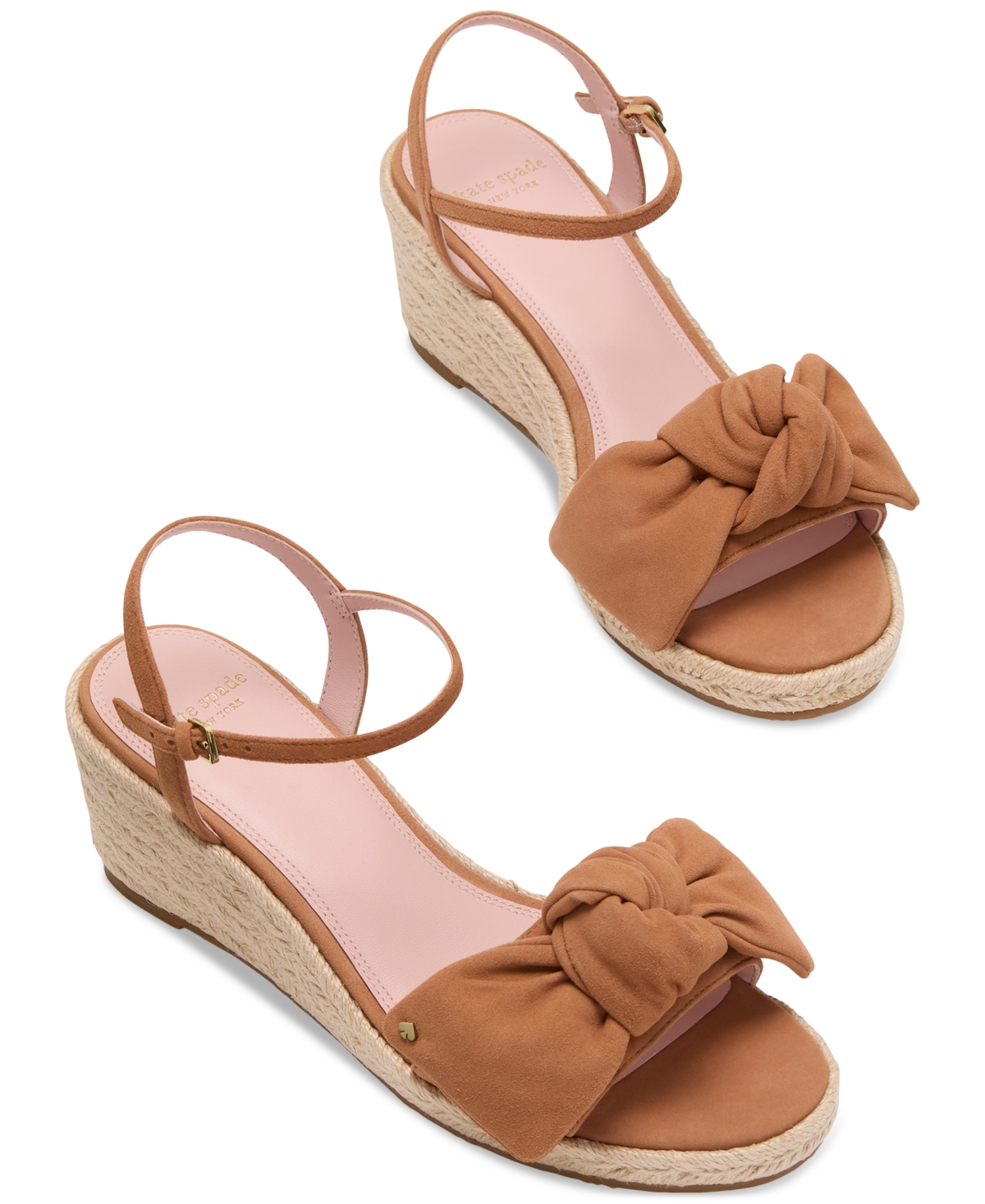 Shop Kate Spade Women's Leandra Espadrille Wedge Sandals In Bungalow