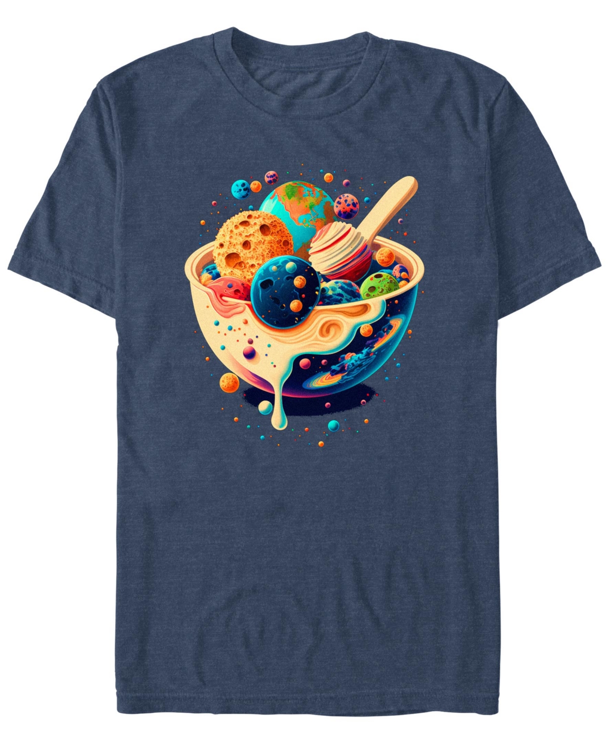 Men's Milky Way Cereal Short Sleeve T-Shirt - Navy Heather