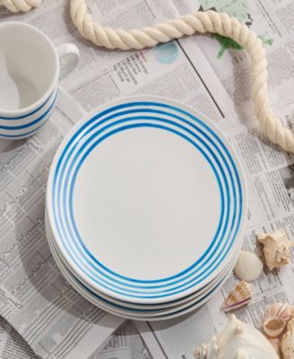 Dockside 4-Pc. Dinner Plates, Service For 4