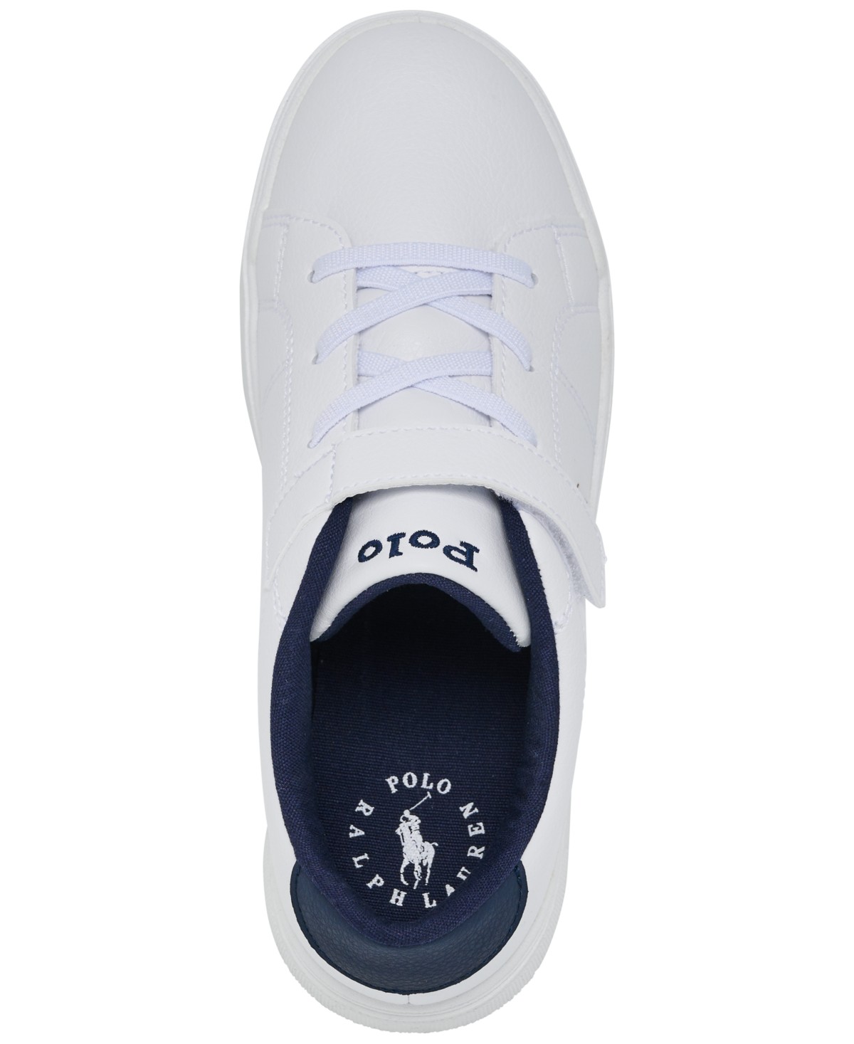 Детские кроссовки Polo Ralph Lauren Little Kids Sutton Stay-Put Fastening Strap Casual Sneakers from Finish Line — фото 6