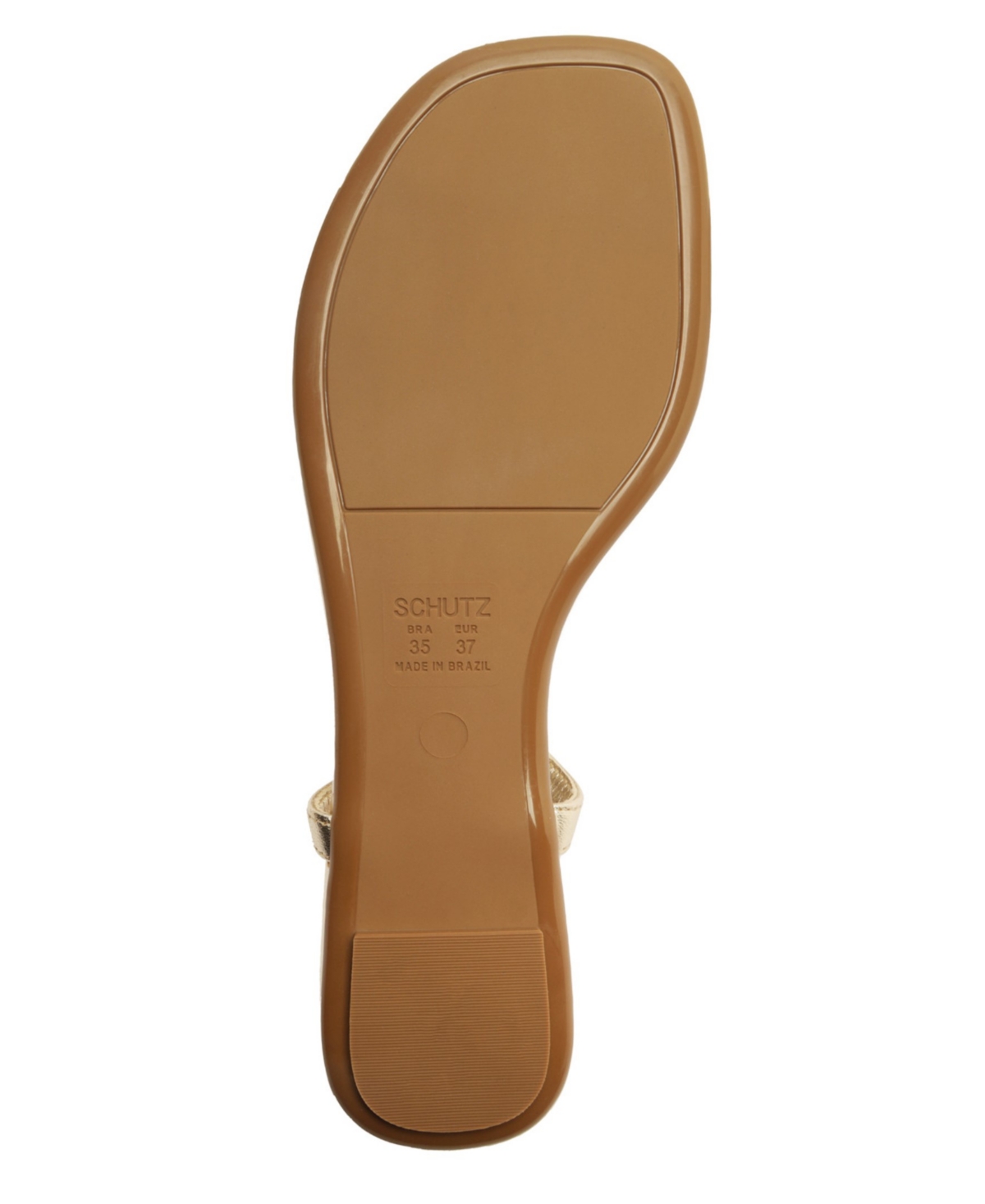 SCHUTZ WOMEN'S ELSHA ROUND TOE FLAT SANDALS 
