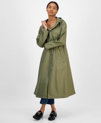 BAXTER  WOOD - Women's Longliner Hooded Rain Coat