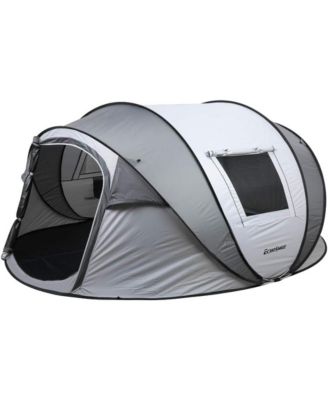 Camping Instant Tent, 6 Person Pop Up Tent, Water Resistant Dome Tent, Easy Setup for Camping Hiking and Outdoor, Portable Tent with Carry Bag, for 3 Seasons