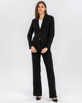 Maternity Tailored Linen Mix Textured Harper Blazer