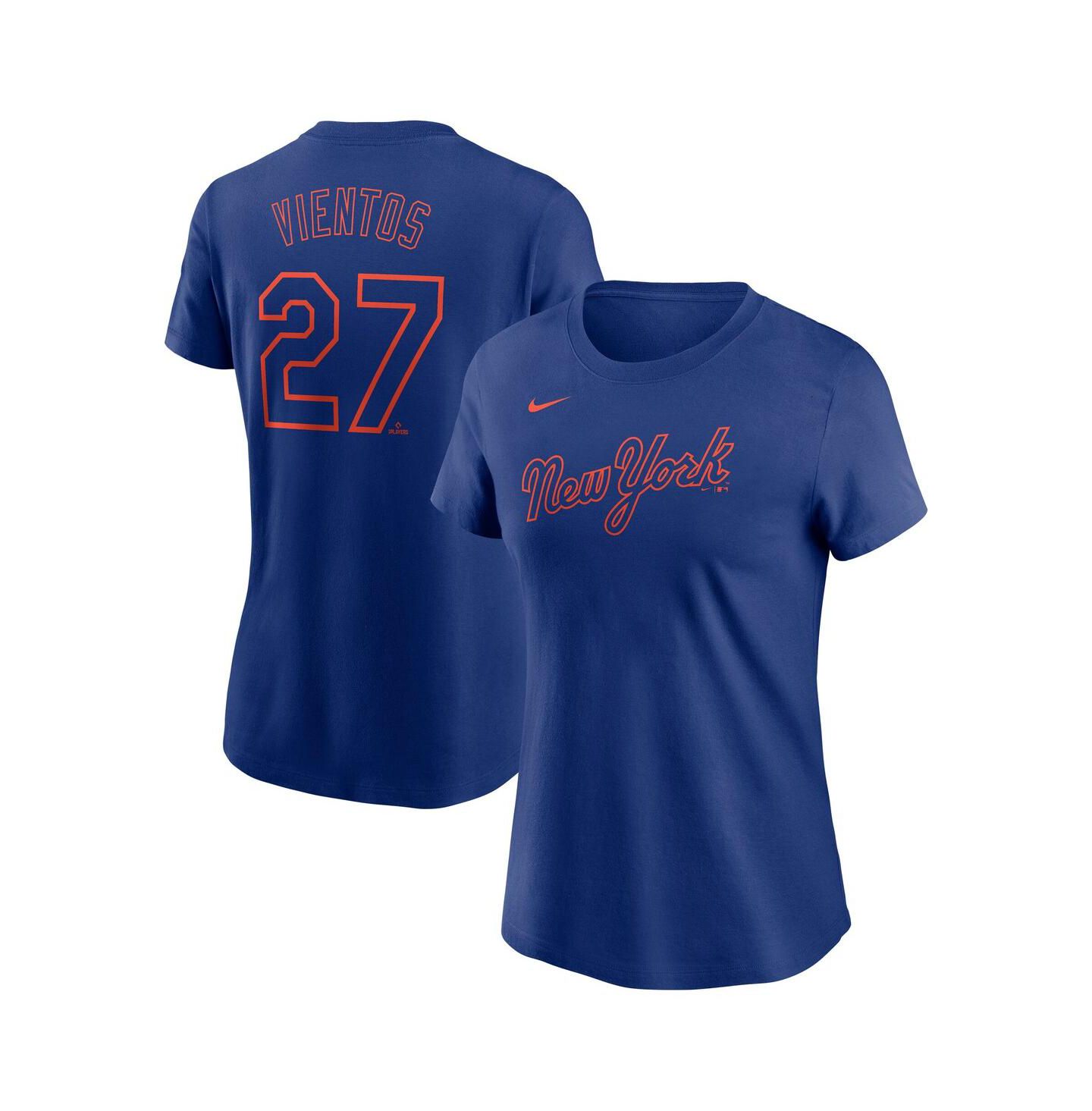 Женская футболка Nike Mark Vientos Royal New York Mets Fuse Name & Number — фото 1