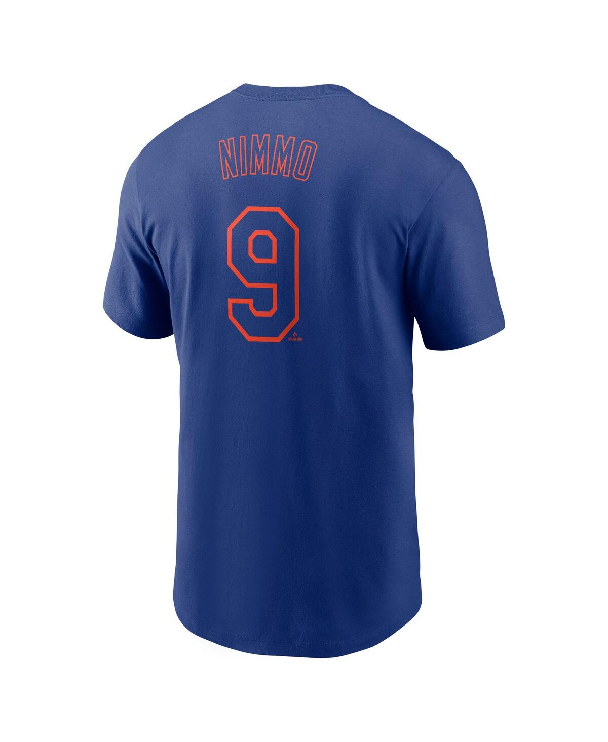 Nike Men's Brandon Nimmo Royal New York Mets Fuse Name Number T-shirt In Royal
