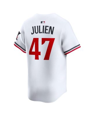 Men's Edouard Julien White Minnesota Twins Home Limited Player Jersey