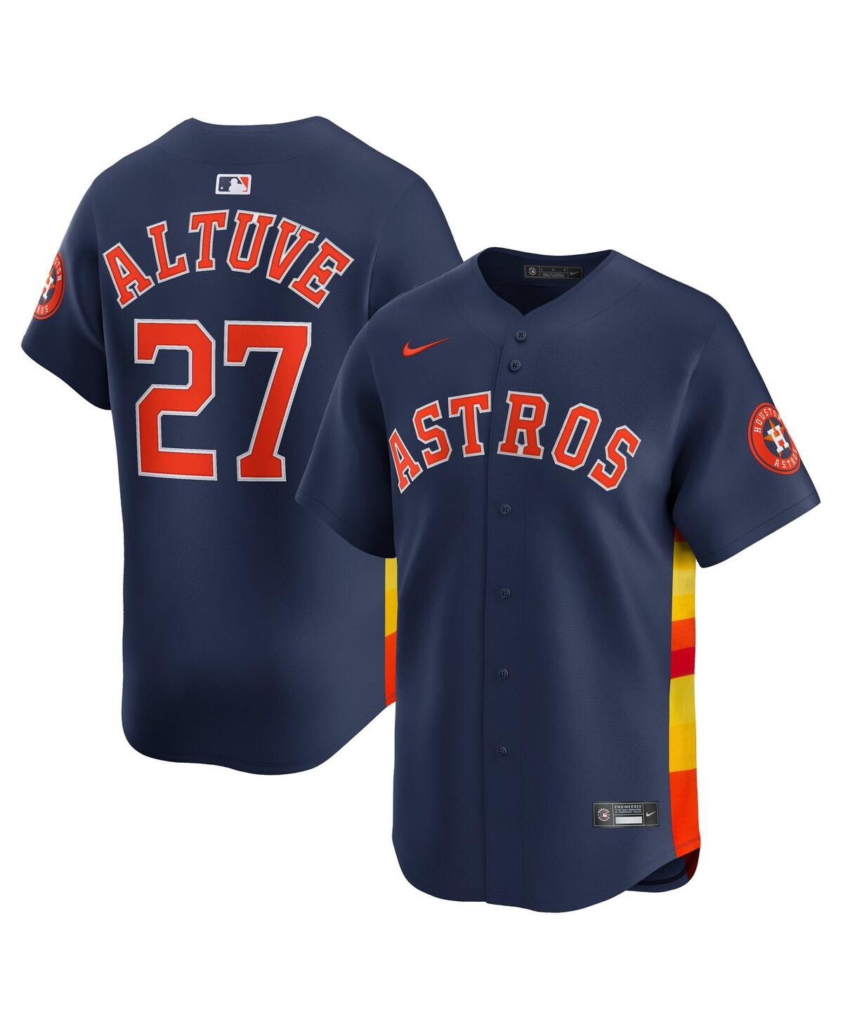Nike Men's Jose Altuve Navy Houston Astros Alternate Limited Player Jersey - Navy