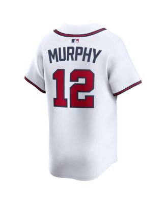Men's Sean Murphy White Atlanta Braves Alternate Limited Player Jersey