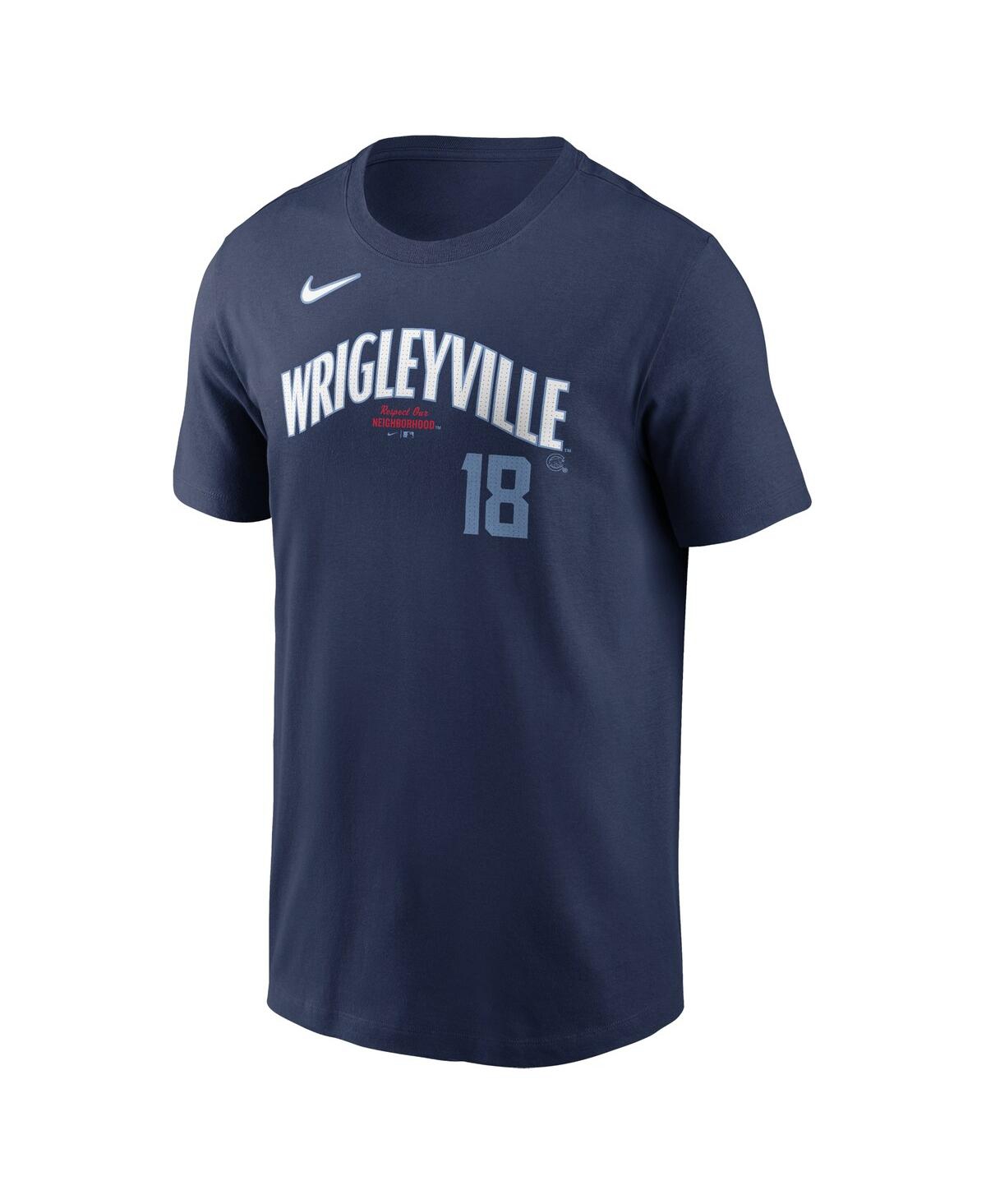 Nike Men's Shota Imanaga Navy Chicago Cubs Fuse Name Number T-shirt In Blue