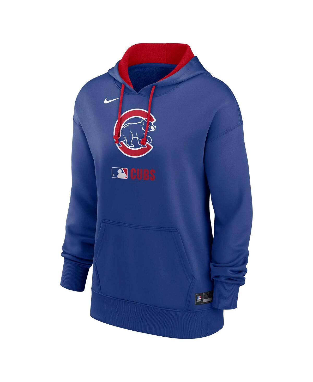 Nike Women's Royal Chicago Cubs Authentic Collection Performance Pullover Hoodie In Royal