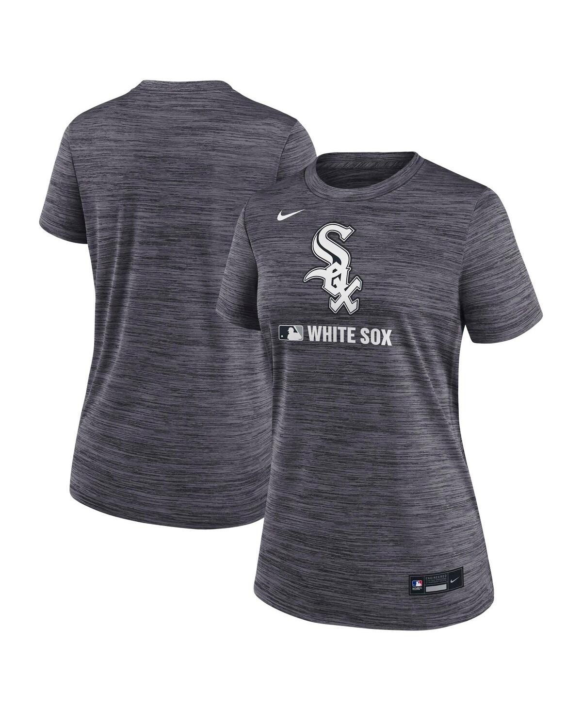 Nike Women's Black Chicago White Sox Authentic Collection Velocity Performance T-shirt In Black