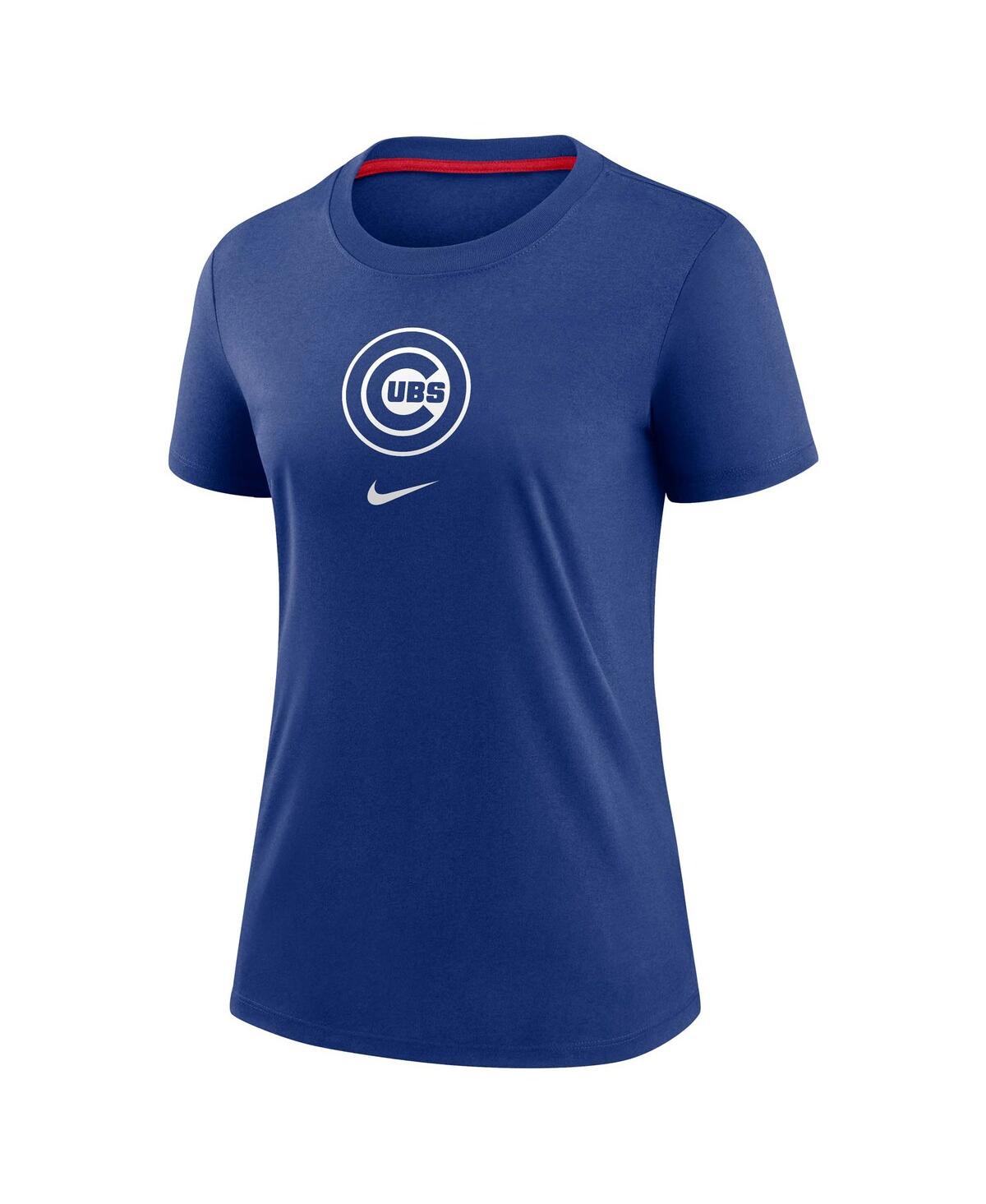 Nike Women's Royal Chicago Cubs Authentic Collection Early Work Tri-blend T-shirt In Royal