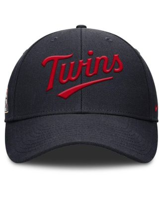 Men's Navy Minnesota Twins Rise Gaberdine Adjustable Hat