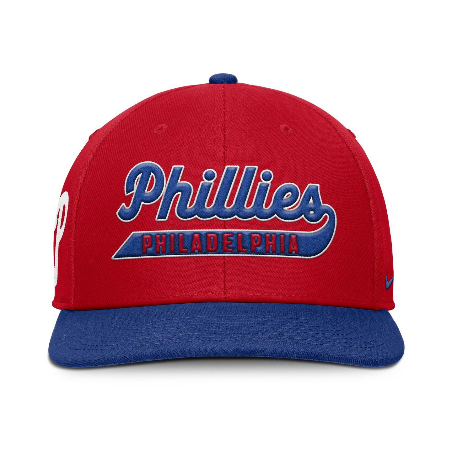 Мужская кепка Nike Red/Royal Philadelphia Phillies Pro Performance Snapback Hat — фото 2