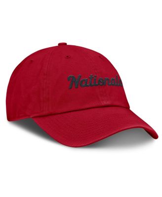 Women's Red Washington Nationals Club Adjustable Hat