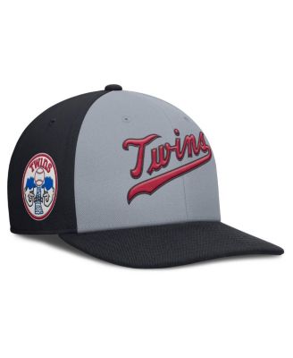 Nike - Men's Gray/Navy Minnesota Twins Pro Performance Snapback Hat