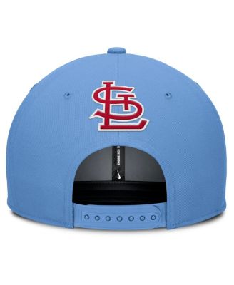 Men's Gray/Light Blue St. Louis Cardinals Pro Performance Snapback Hat