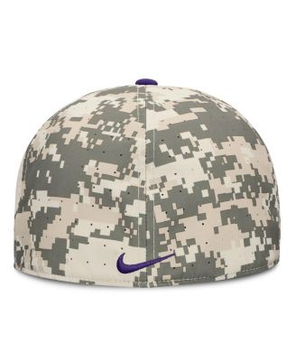 Men's Digital Camo LSU Tigers 2025 Dugout True Performance Fitted Hat