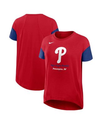 Nike - Women's Red Philadelphia Phillies Flowy T-Shirt