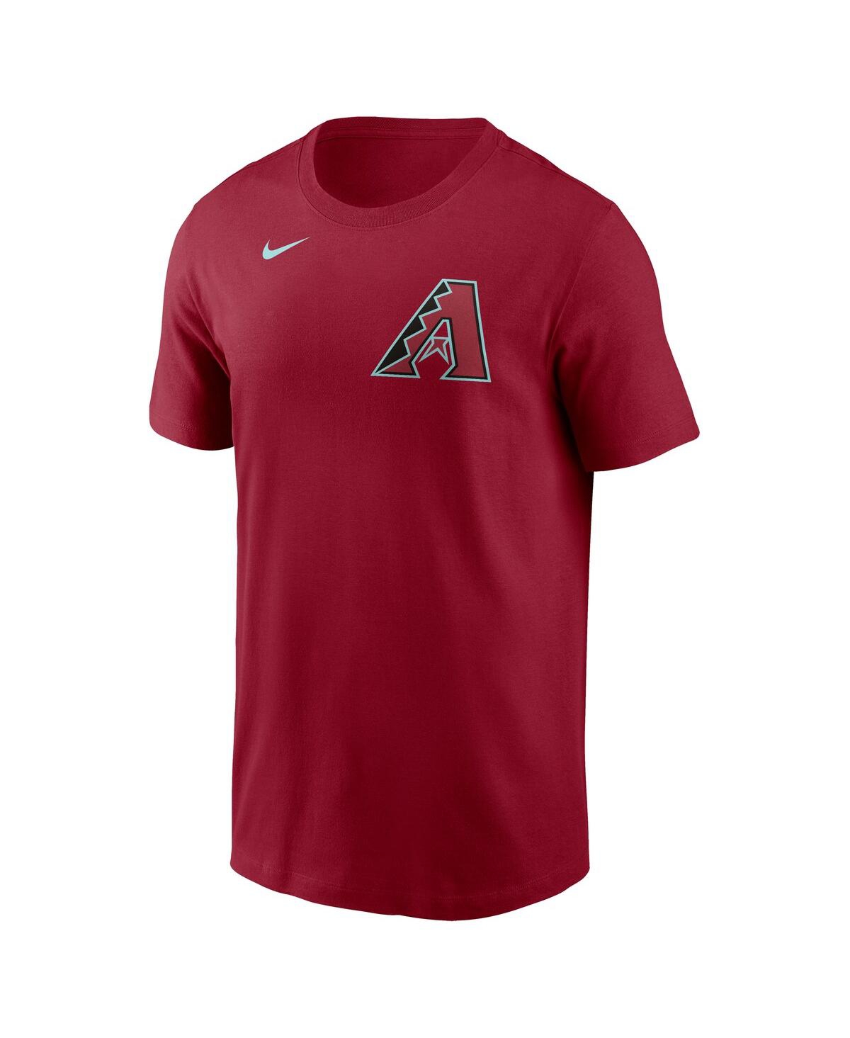 Nike Men's Ketel Marte Red Arizona Diamondbacks Fuse Name Number T-shirt In Red
