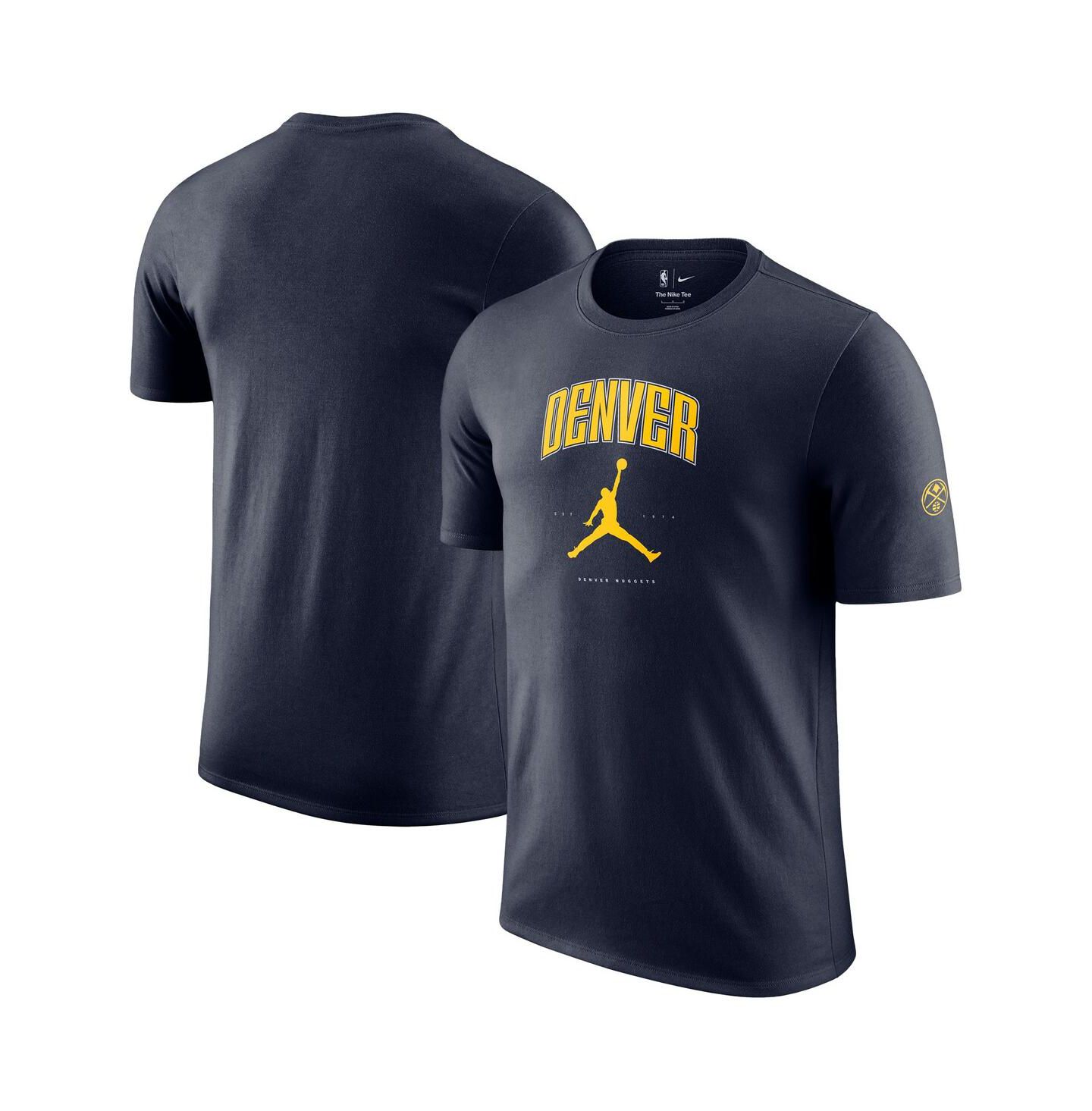 Футболка Jordan Navy Denver Nuggets Essential Cities — фото 1