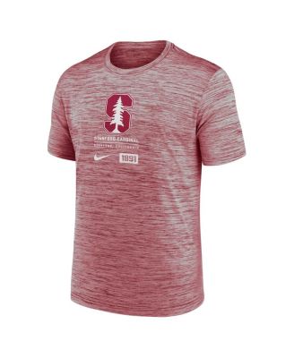 Men's Cardinal Stanford Cardinal Campus Center Block Velocity Performance T-Shirt