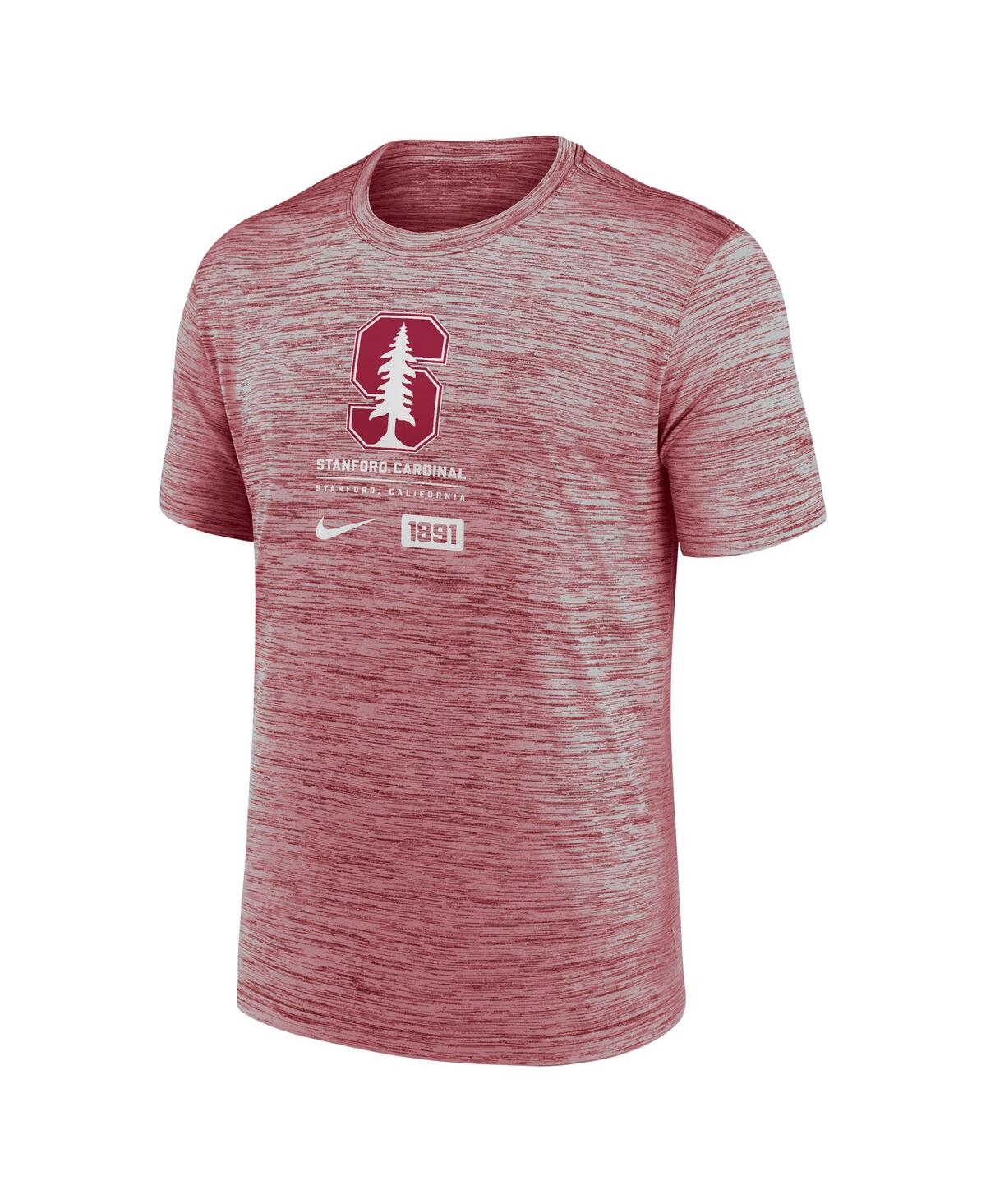 Nike Stanford Cardinal Campus Center Block Velocity  Men's Dri-fit College T-shirt In Cardinal