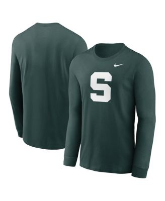 Nike - Men's Green Michigan State Spartans Alternate Logo Long Sleeve T-Shirt