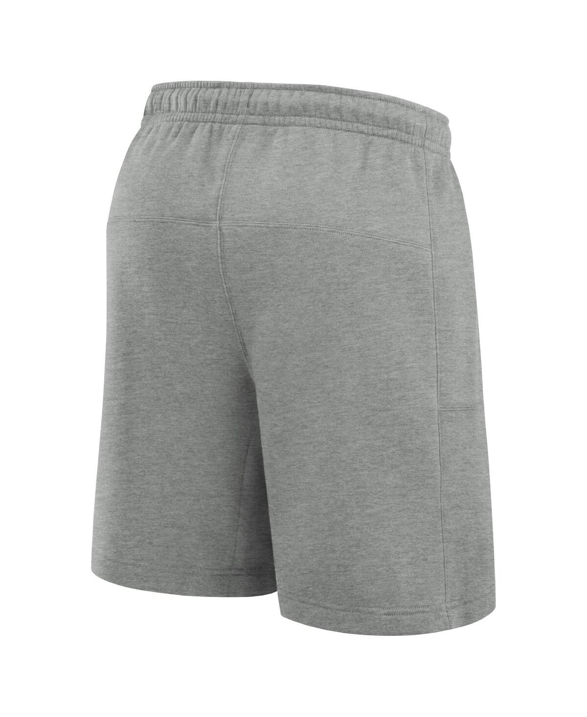 Nike Men's Heather Gray Iowa Hawkeyes Legacy Fleece Essential Shorts In Gray
