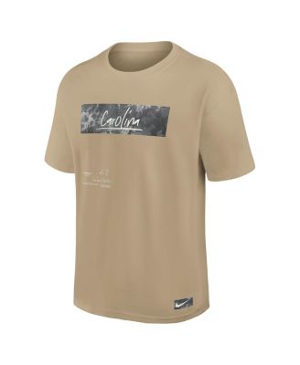 Men's Tan Carolina Panthers Statement Max90 T-Shirt