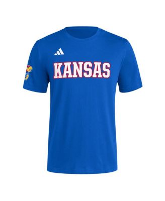 Men's Royal Kansas Jayhawks Fresh Wordmark T-Shirt