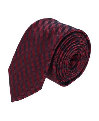 Men's Nathanial Regal Patterned Diagonal Line Silk Business Necktie