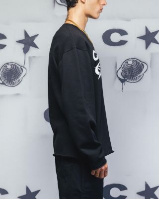 Men's Blackout Crewneck, Black, 2XL