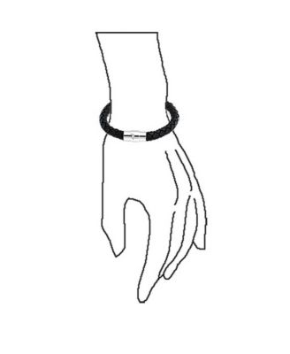 Stackable Woven Weave Braided Leather Bracelet Woven Bangle Bracelet Stainless Barrel Clasp