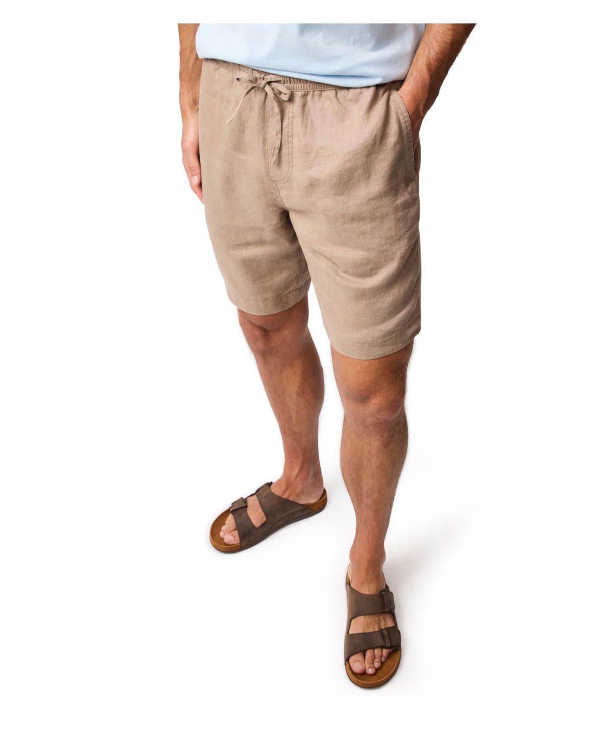 Rodd & Gunn Linen Shorts In Brown