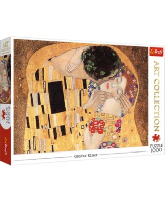 Trefl Red Art Collection 1000 Piece Puzzle - The Kiss - Macy's