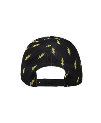 Men's Pikachu Thunderbolt Pattern Black Trucker Hat