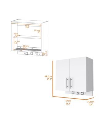 One-Shelf Accent Cabinet – Perfect for Living Room or Entryway
