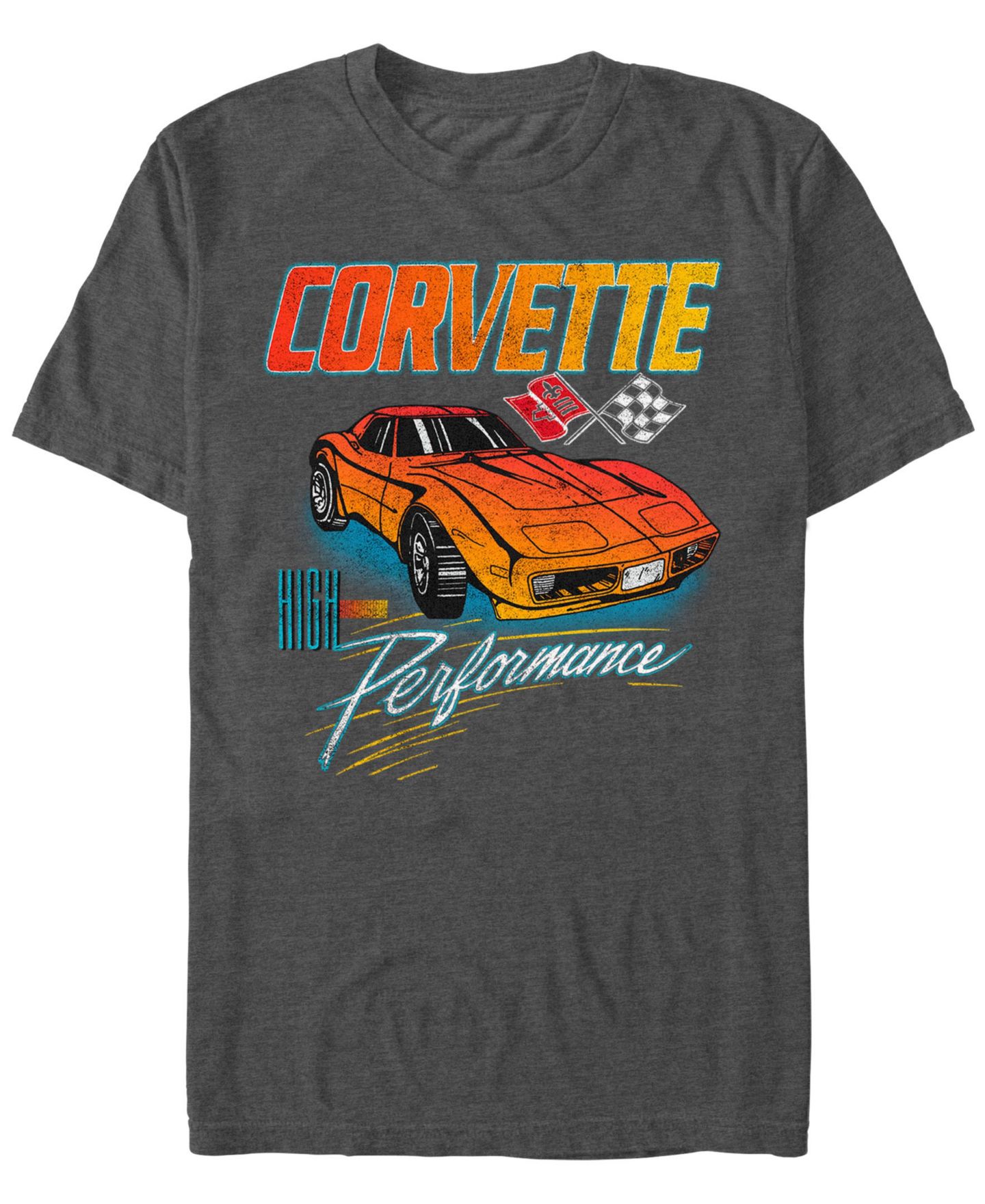 Мужская футболка Fifth Sun Corvette Short Sleeve, цвет: Угольный меланжевый — фото 1