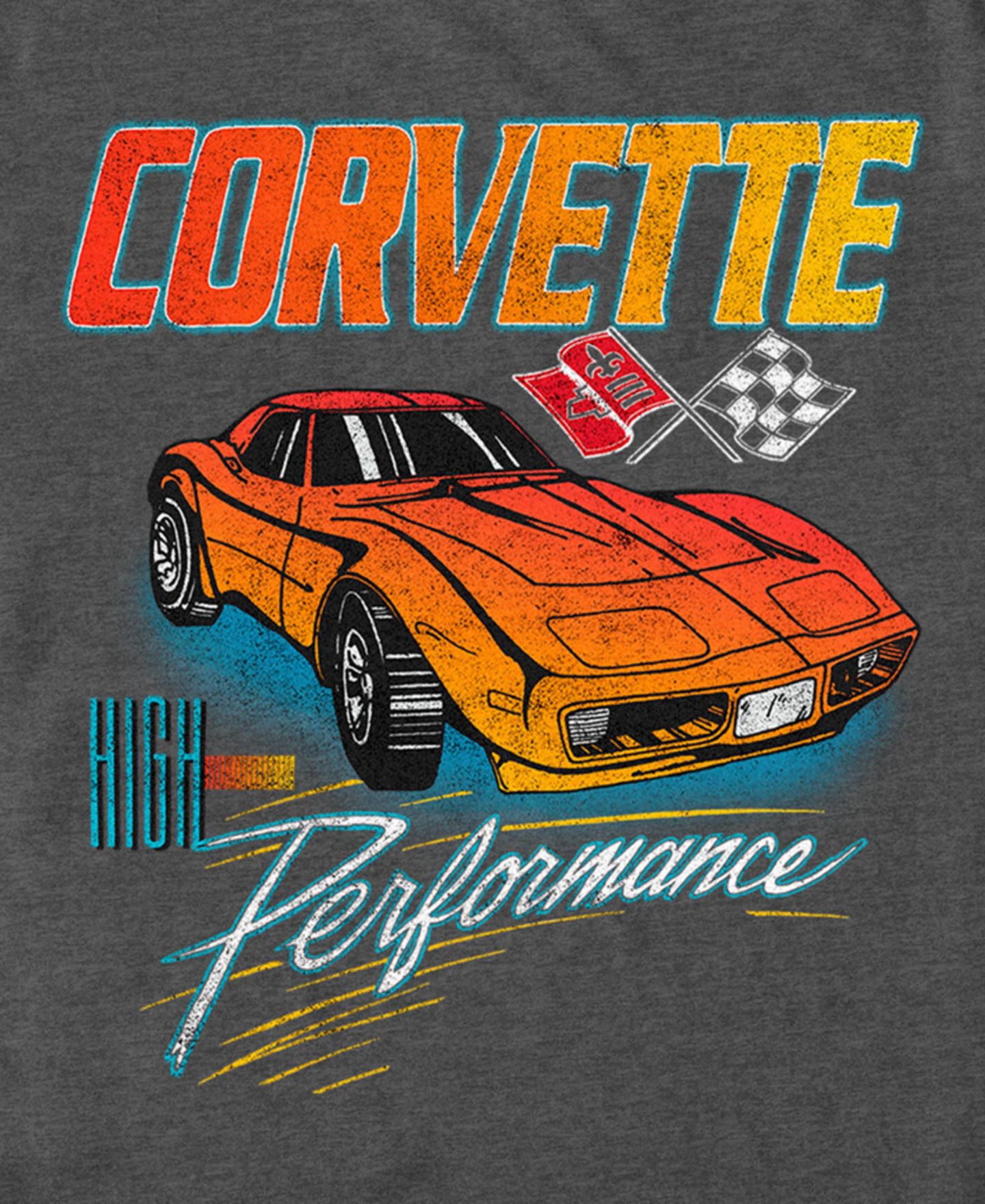 Мужская футболка Fifth Sun Corvette Short Sleeve, цвет: Угольный меланжевый — фото 3