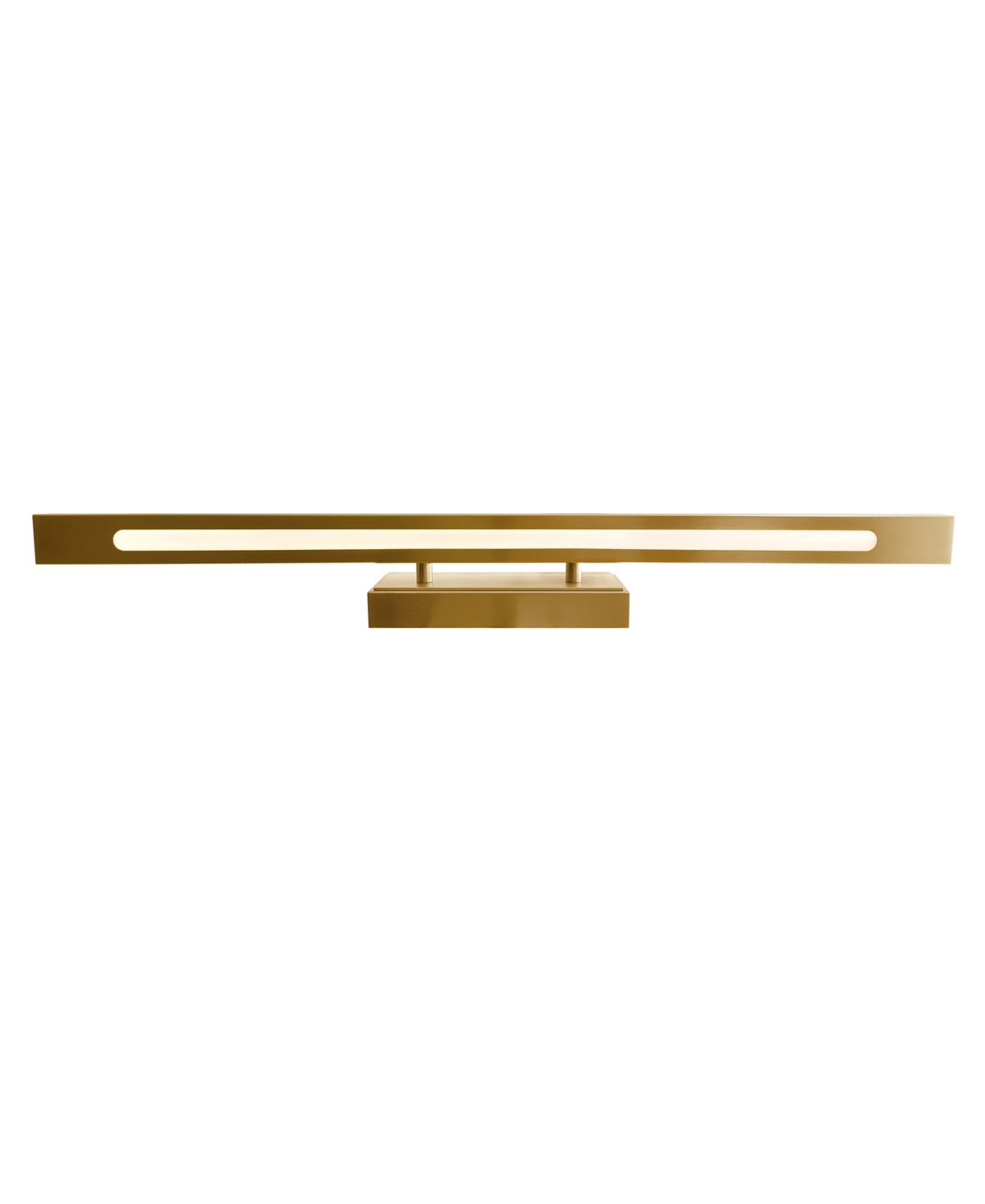 Cwi Lighting 5" Metal Himalayas Integrated Led Vanity Light In Brass