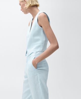 Women's Linen Suit Trousers