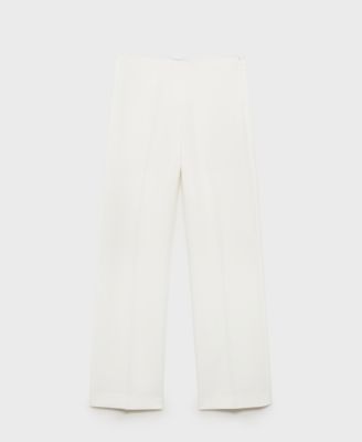 Women's Low-Rise Straight Suit Pants