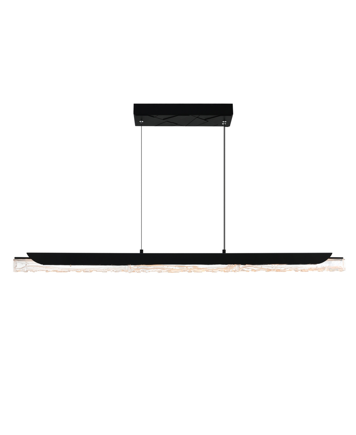 Cwi Lighting 4.5" Metal Valira Integrated Led Chandelier In Black